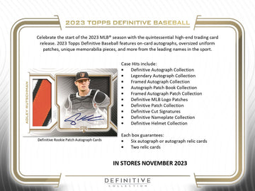 2023 Topps Definitive Collection Baseball Hobby Case (3)