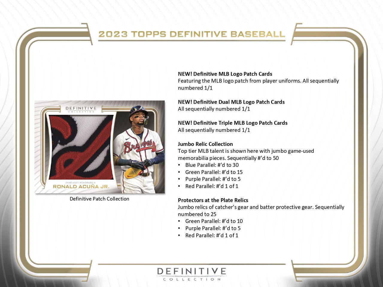2023 Topps Definitive Collection Baseball Hobby Case (3)