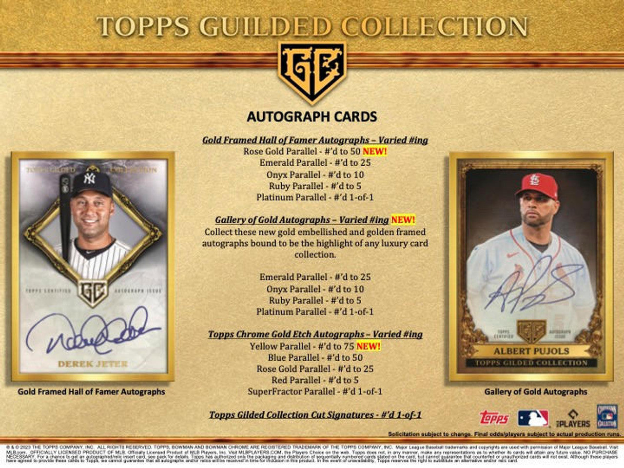 2023 Topps Gilded Collection Baseball Hobby Box B