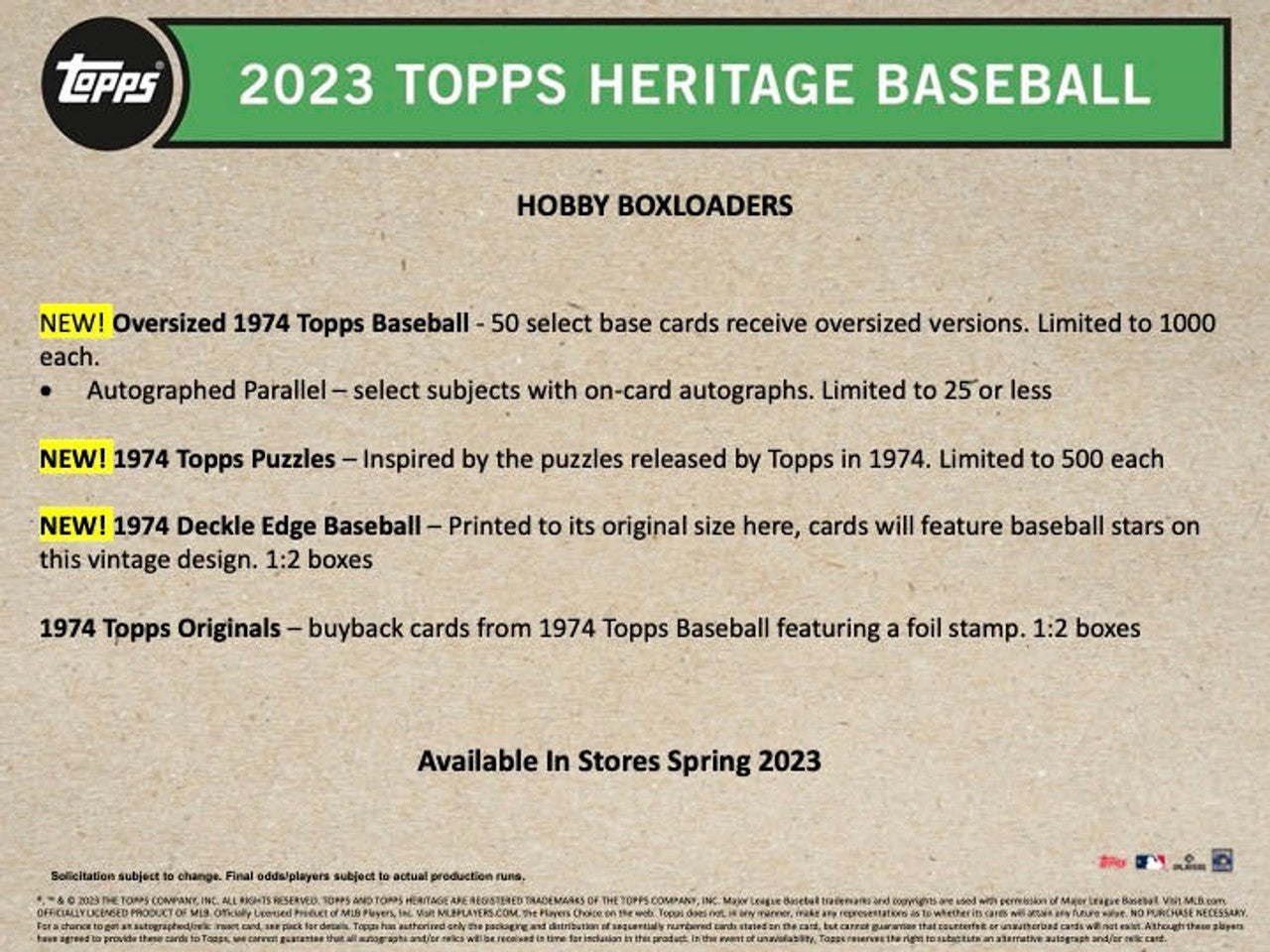 2023 Topps Heritage Baseball Hobby Case (12)