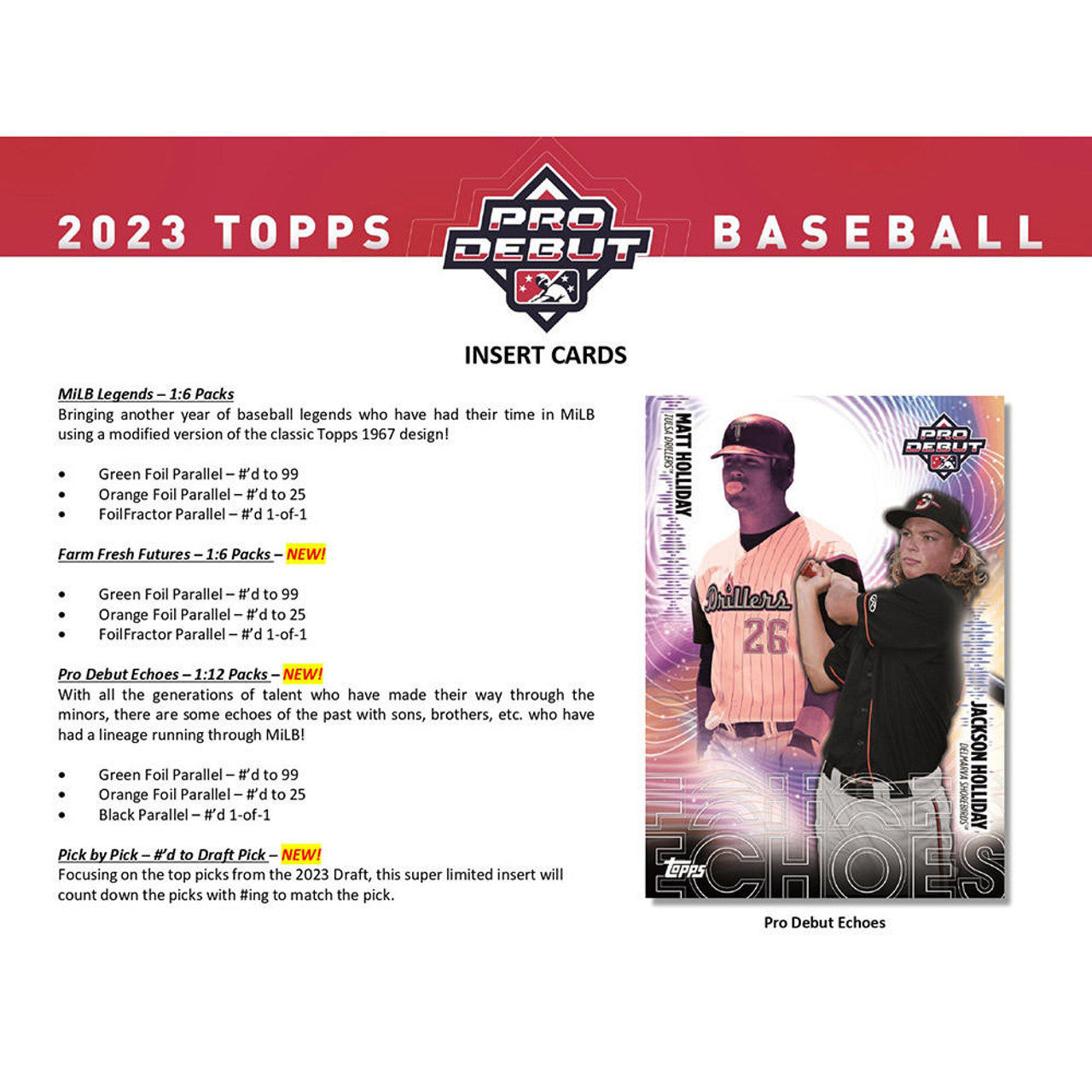 2023 Topps Pro Debut Baseball Hobby Box Case (12)