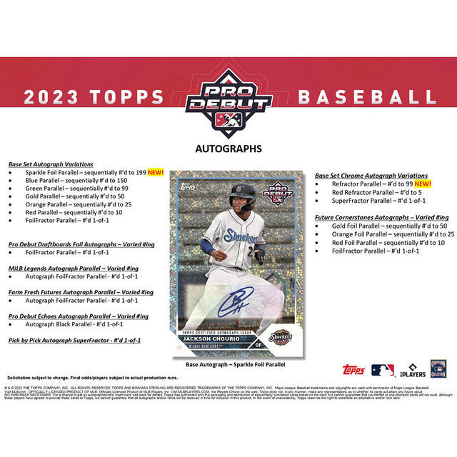 2023 Topps Pro Debut Baseball Hobby Box Case (12)