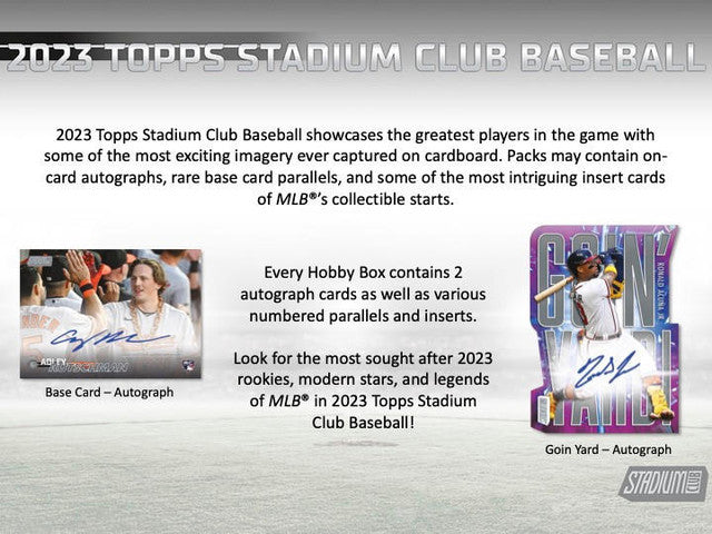 2023 Topps Stadium Club Baseball Compact Box