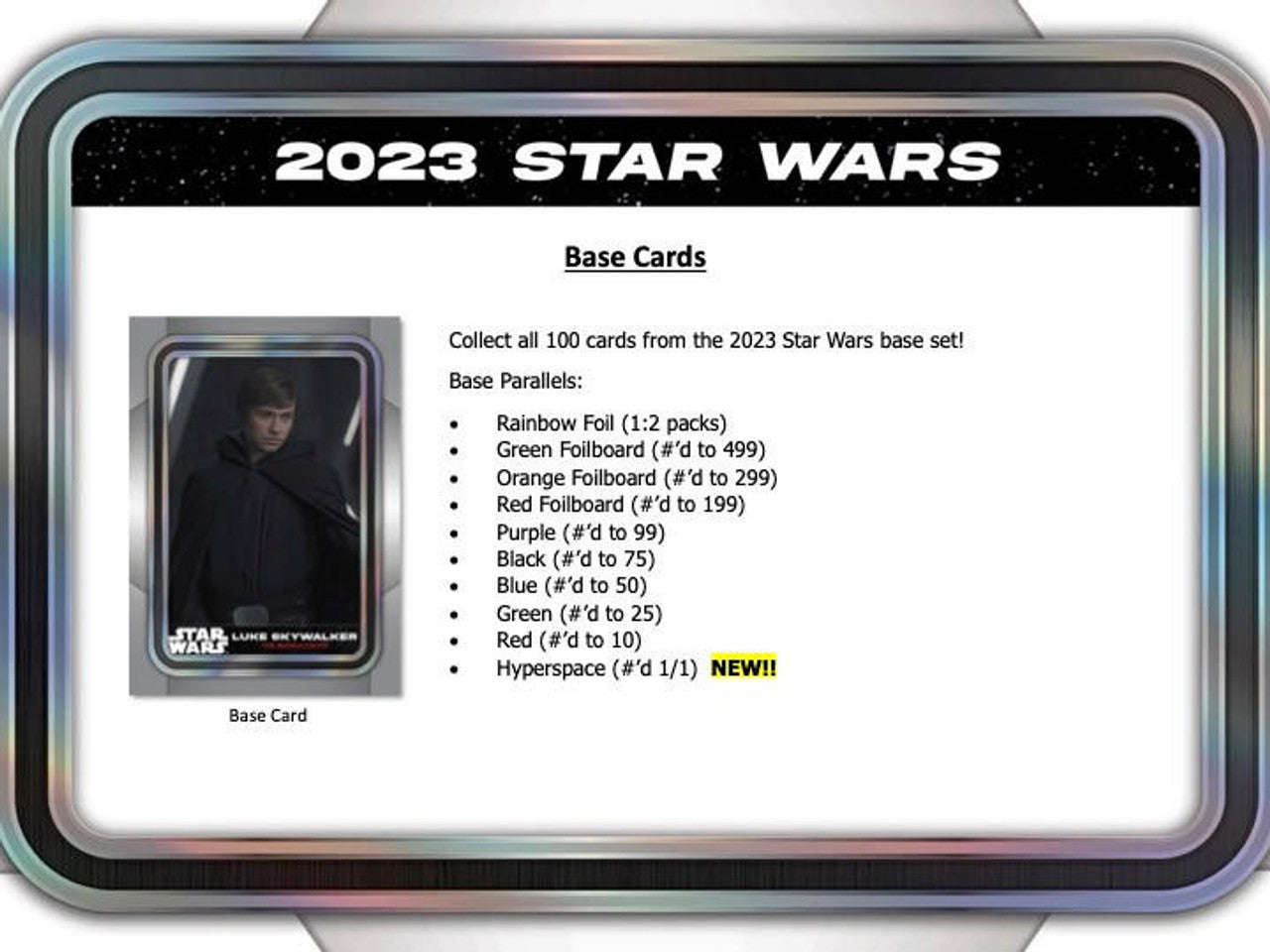 2023 Topps Star Wars Flagship Hobby Super Box