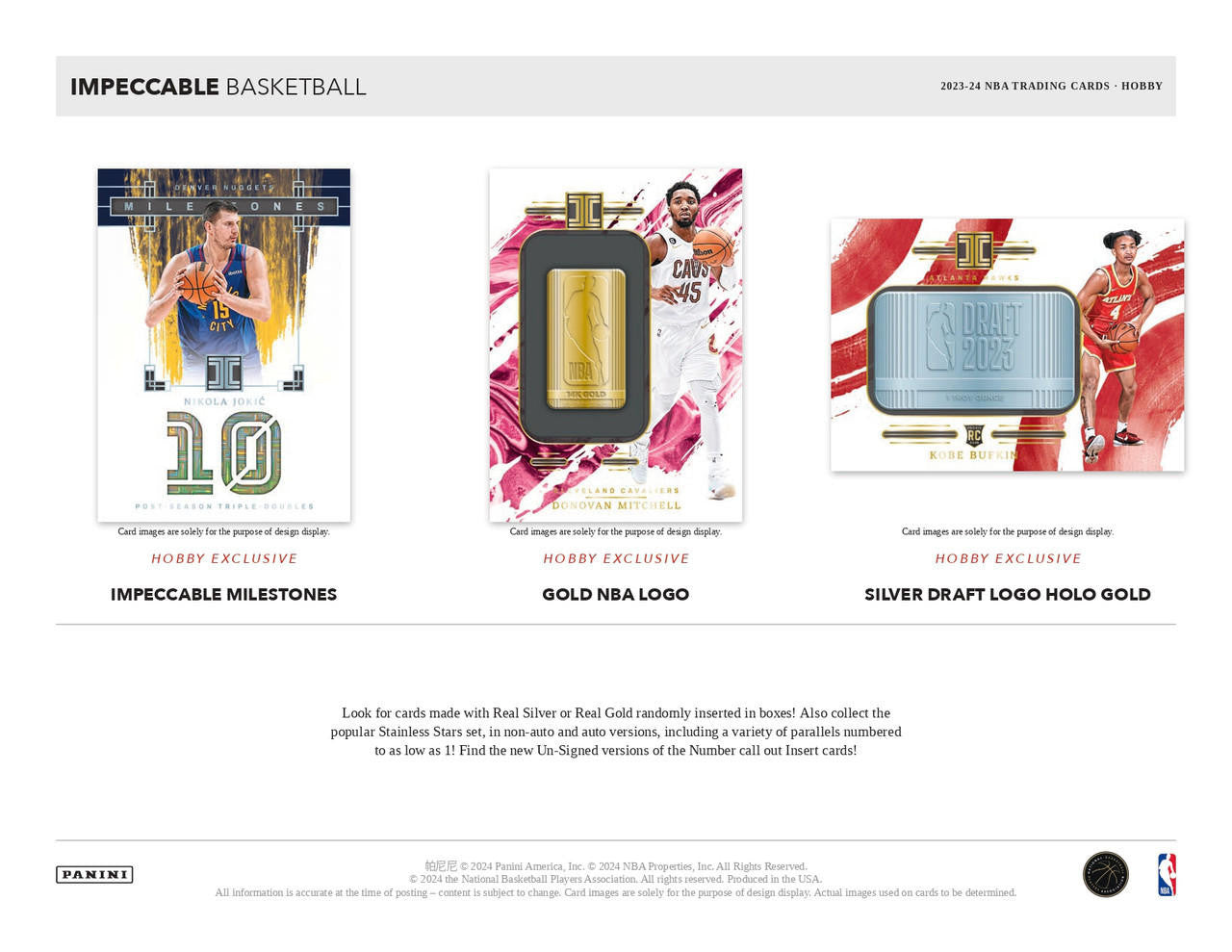 2023/24 Panini Impeccable Basketball Hobby Case (3)