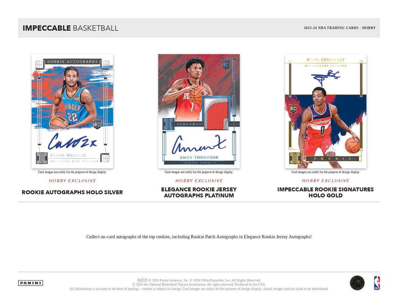 2023/24 Panini Impeccable Basketball Hobby Case (3)