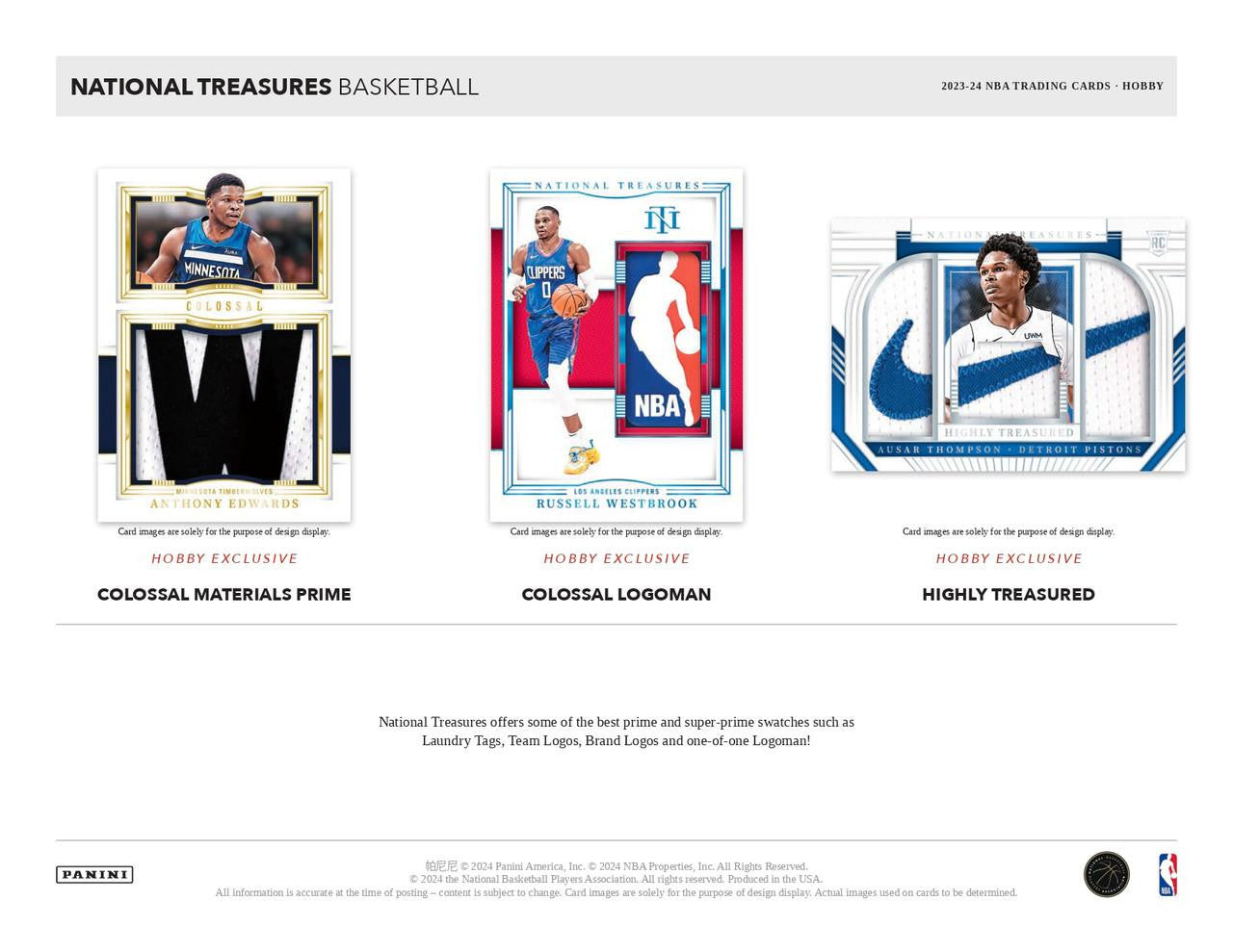 2023/24 Panini National Treasures Basketball Hobby Case (4)