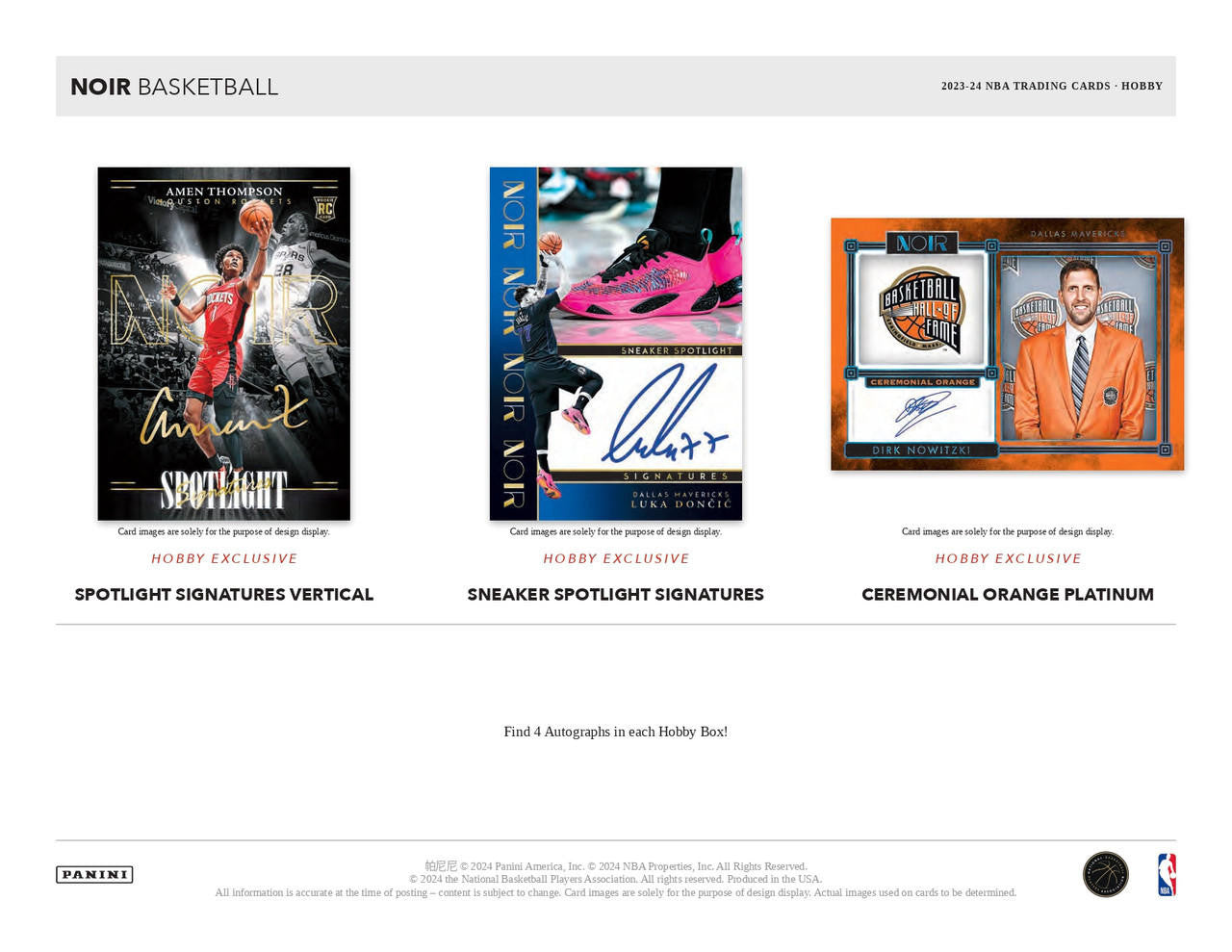 2023/24 Panini Noir Basketball Hobby Case (4)