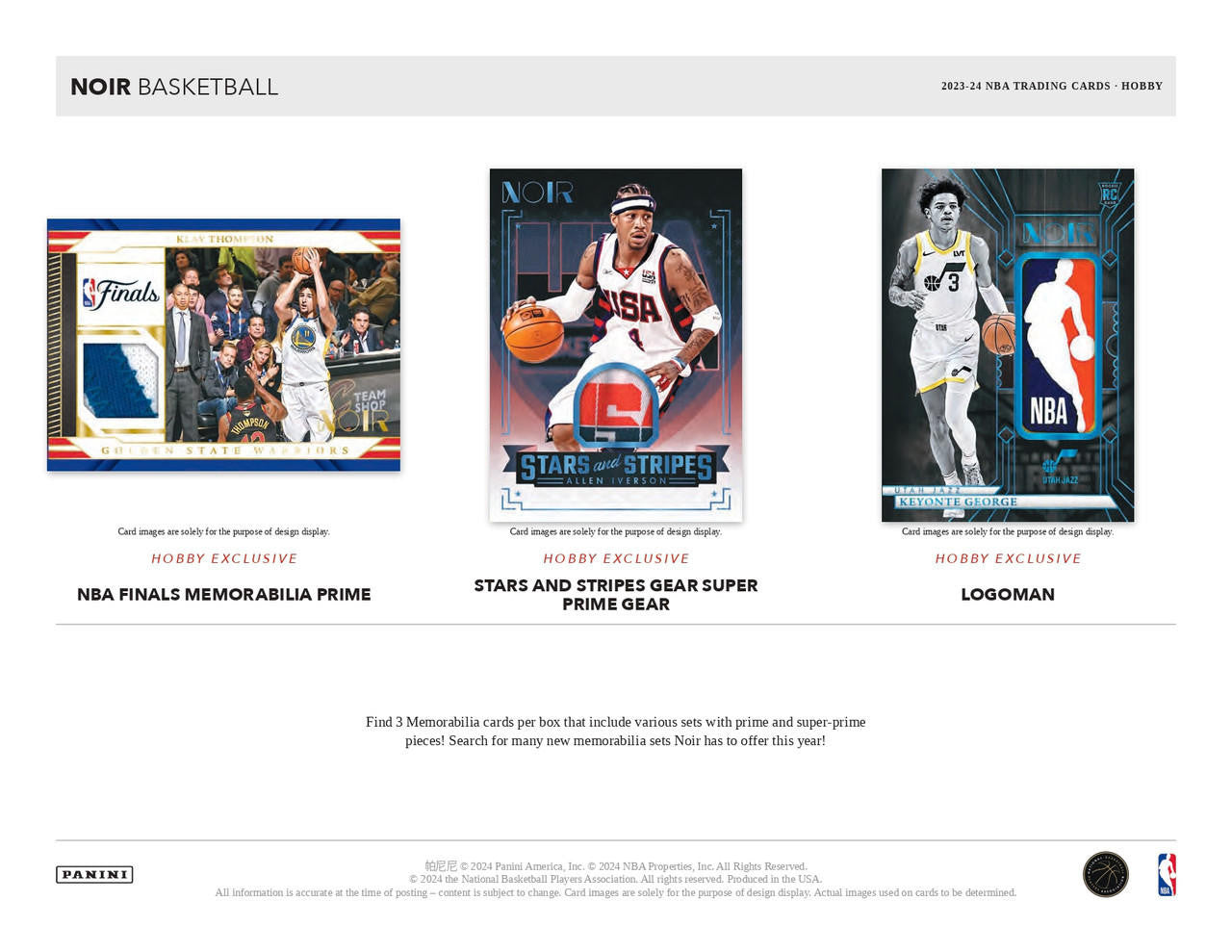 2023/24 Panini Noir Basketball Hobby Case (4)