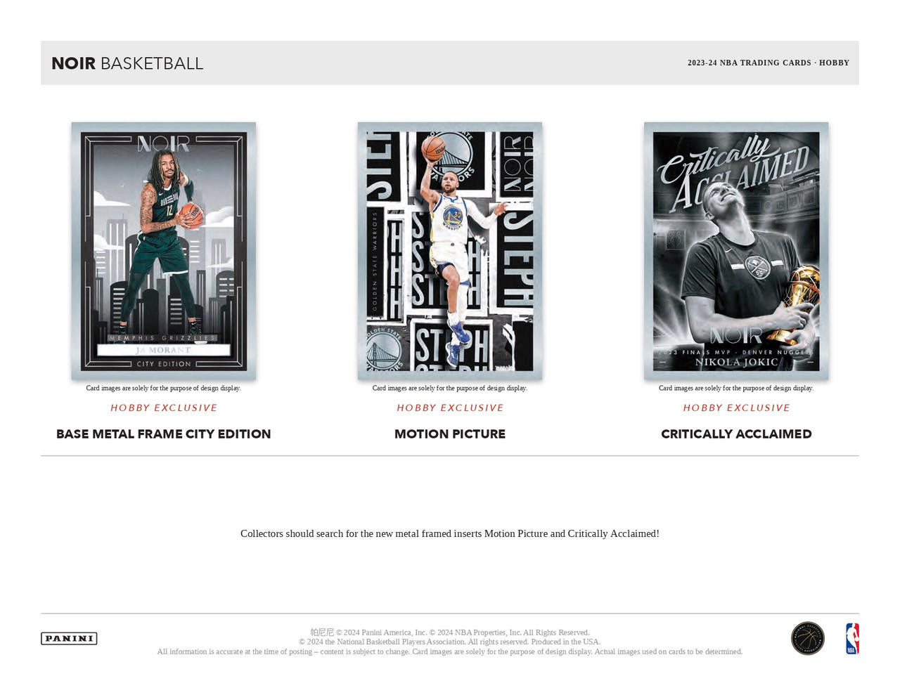 2023/24 Panini Noir Basketball Hobby Case (4)