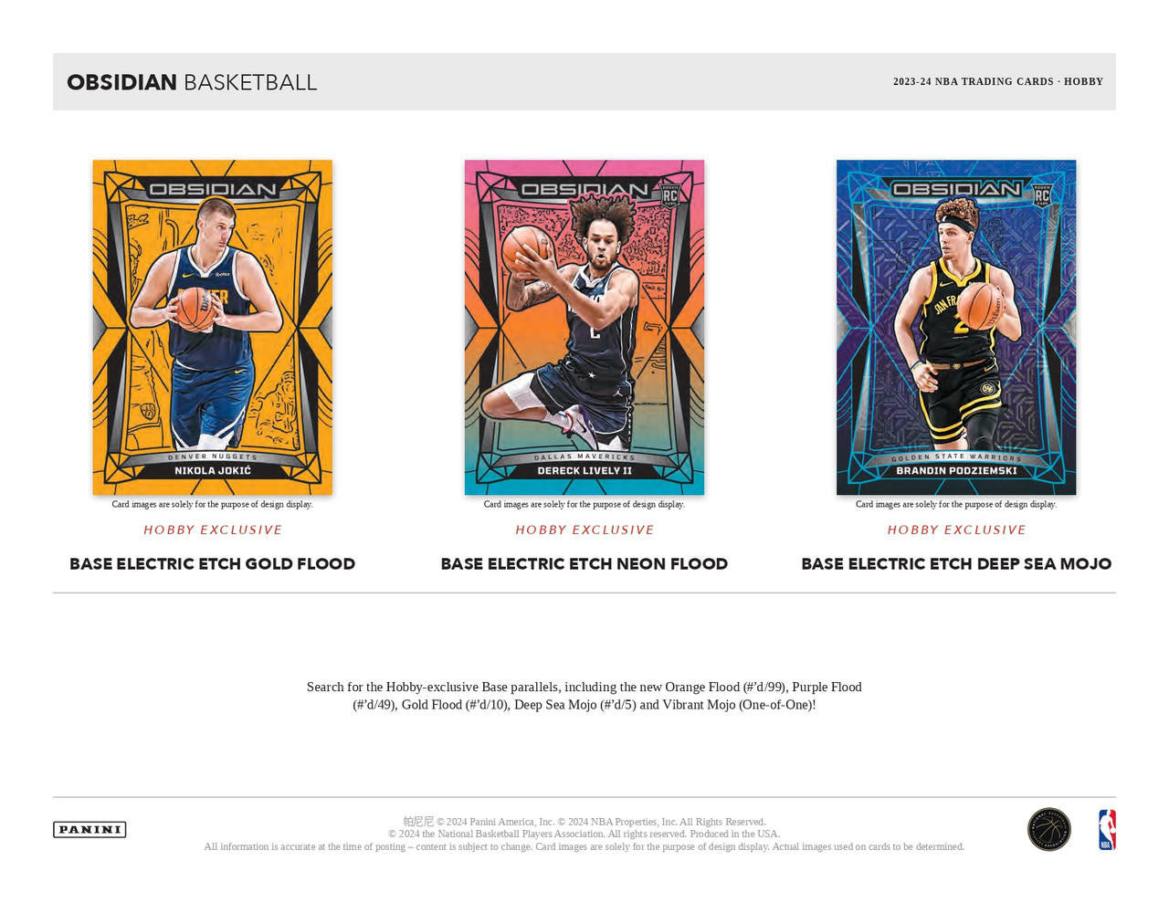 2023/24 Panini Obsidian Basketball Hobby Case (12)
