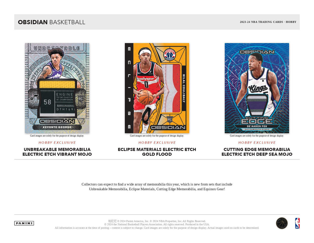 2023/24 Panini Obsidian Basketball Hobby Case (12)