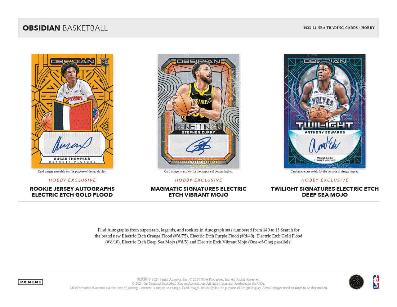 2023/24 Panini Obsidian Basketball Hobby Case (12)