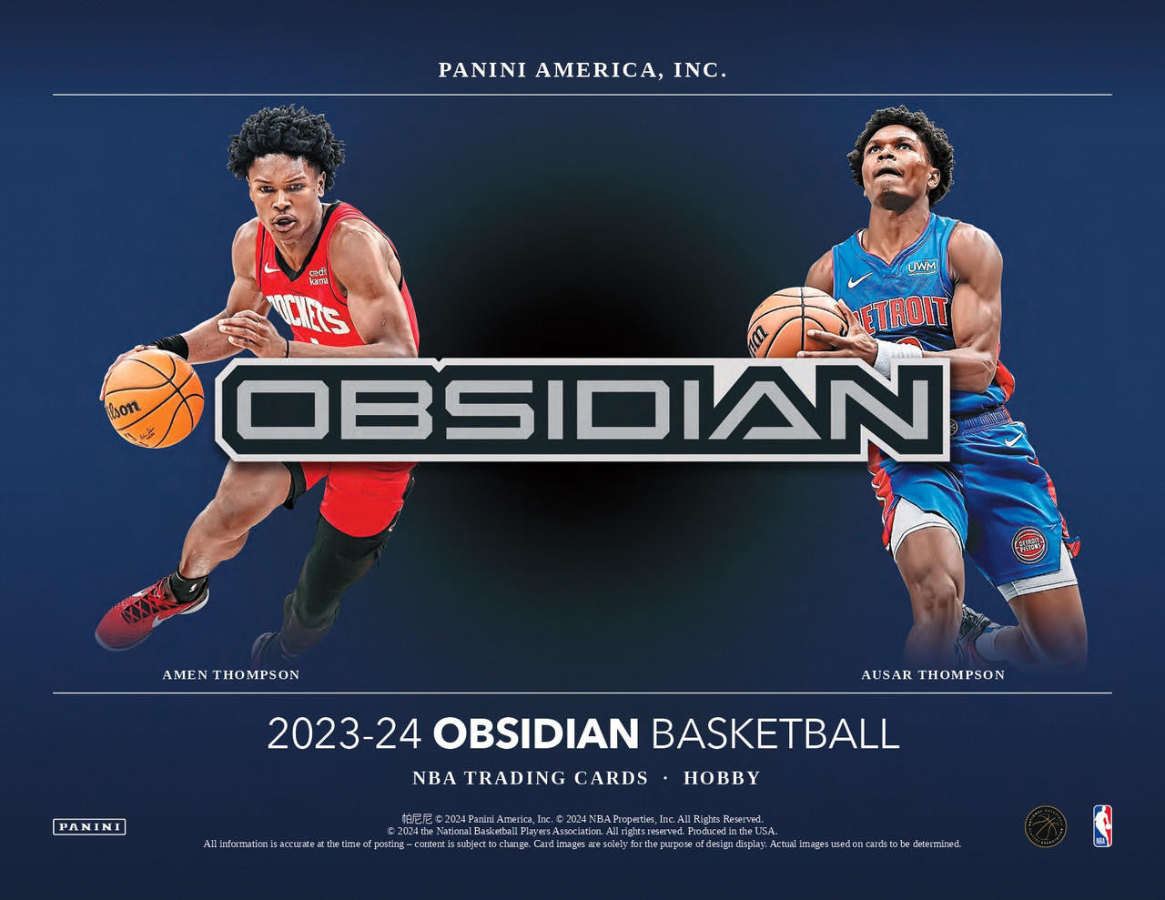 2023/24 Panini Obsidian Basketball Hobby Case (12)