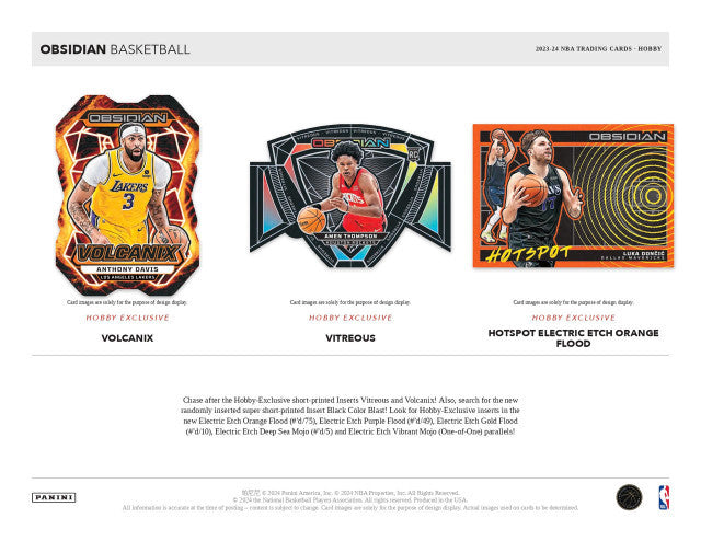 2023/24 Panini Obsidian Basketball Hobby Box