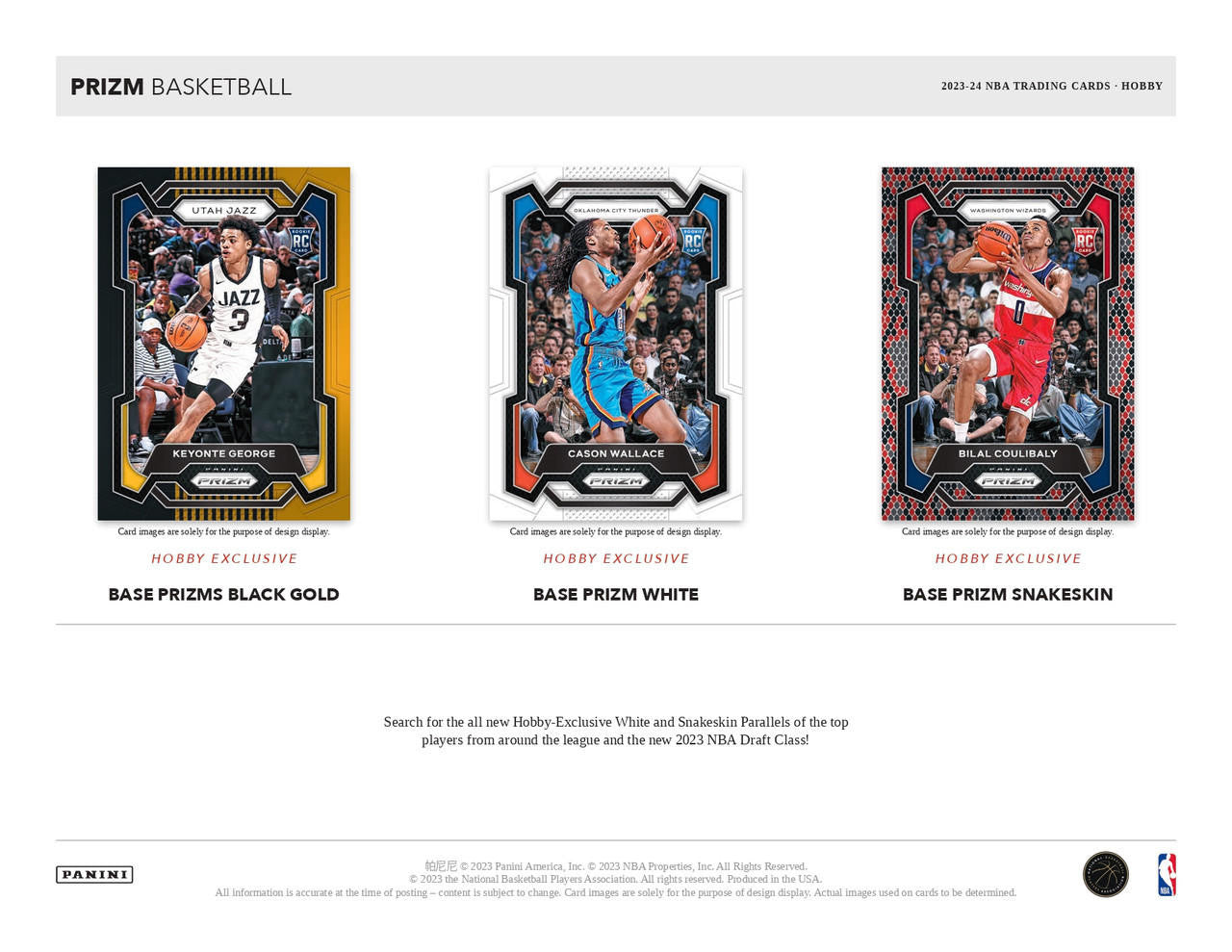 2023/24 Panini Prizm Basketball Hobby Box