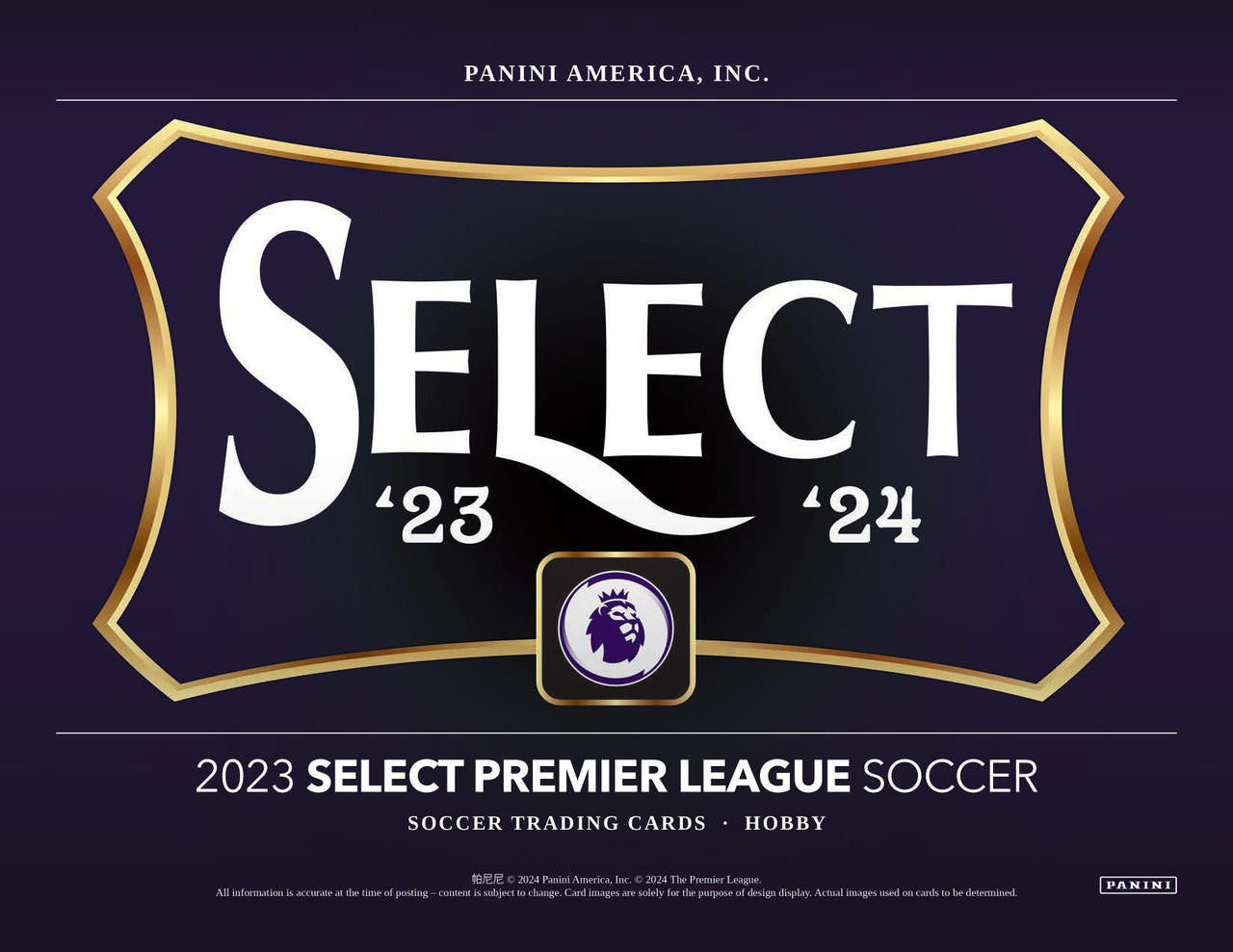 2023/24 Panini Select Premier League Soccer Hobby Box