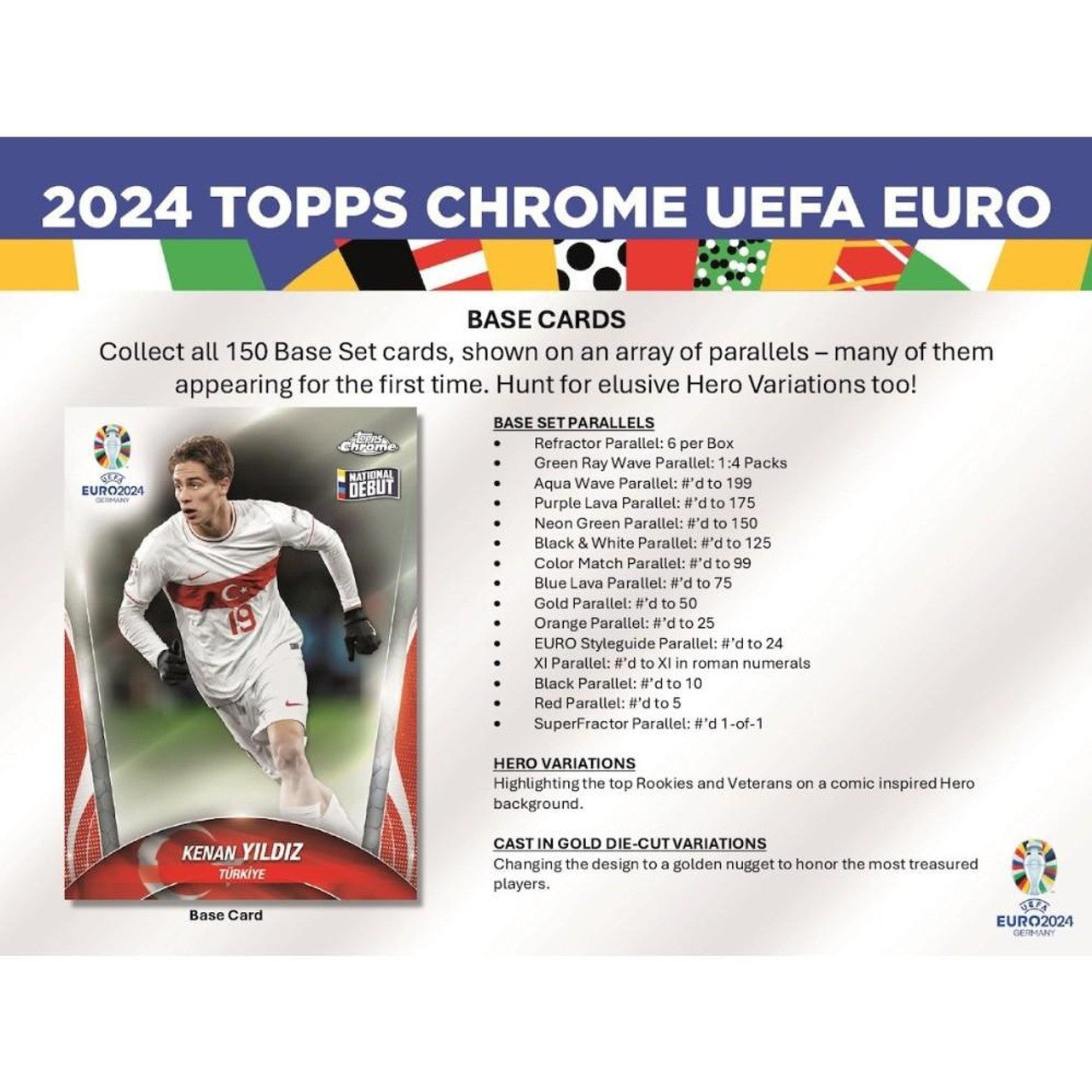 2023/24 Topps Chrome UEFA EURO Soccer Hobby Box
