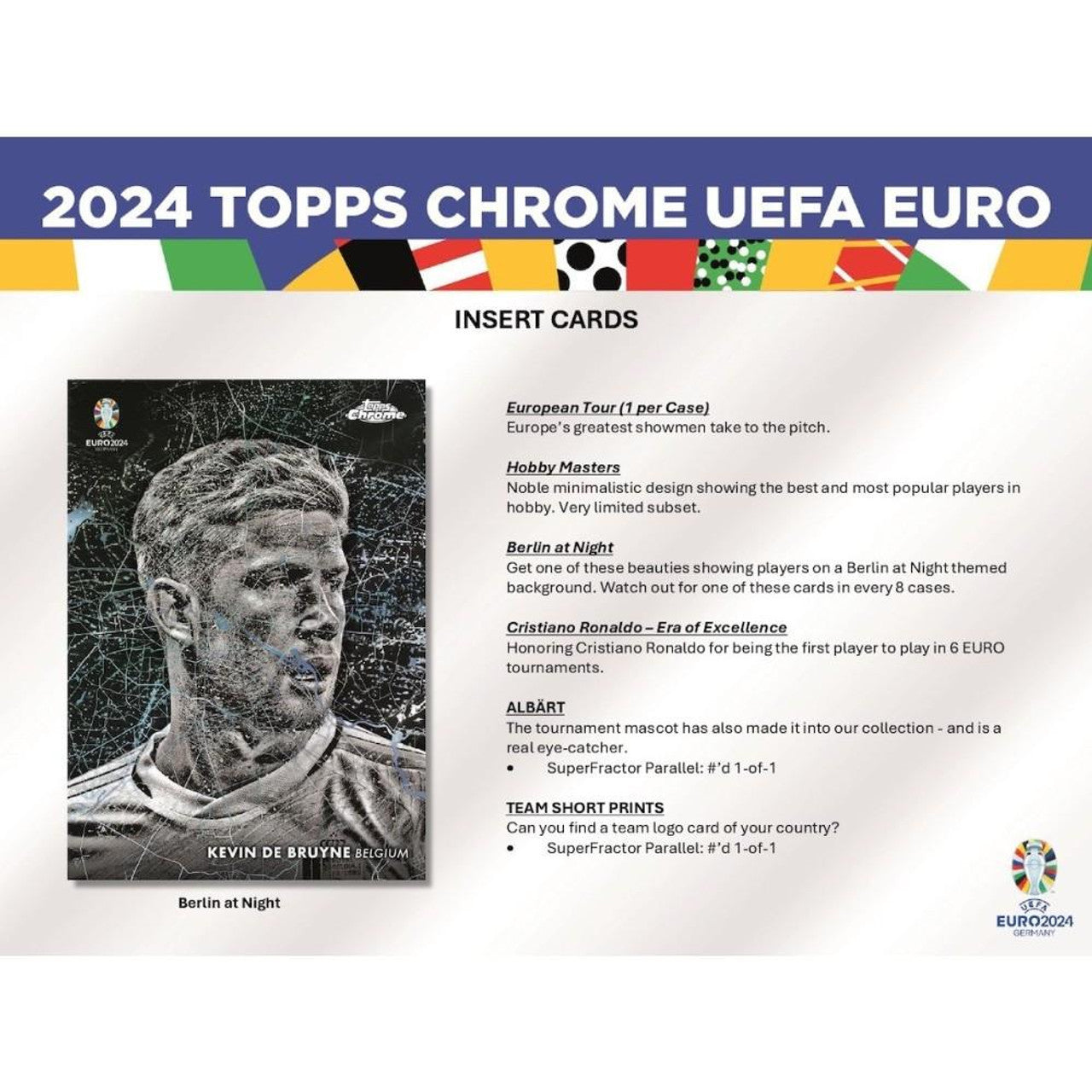 2023/24 Topps Chrome UEFA EURO Soccer Hobby Box