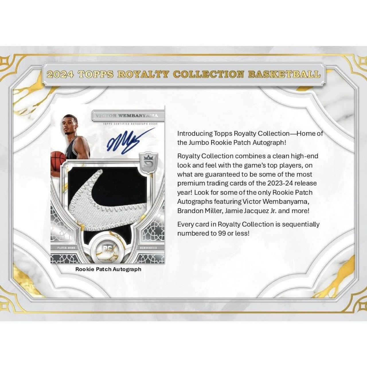 2023/24 Topps Royalty Collection Basketball Hobby Box