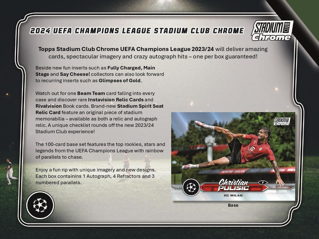 2023/24 Topps Stadium Club Chrome UEFA CC Soccer Hobby Case (12)