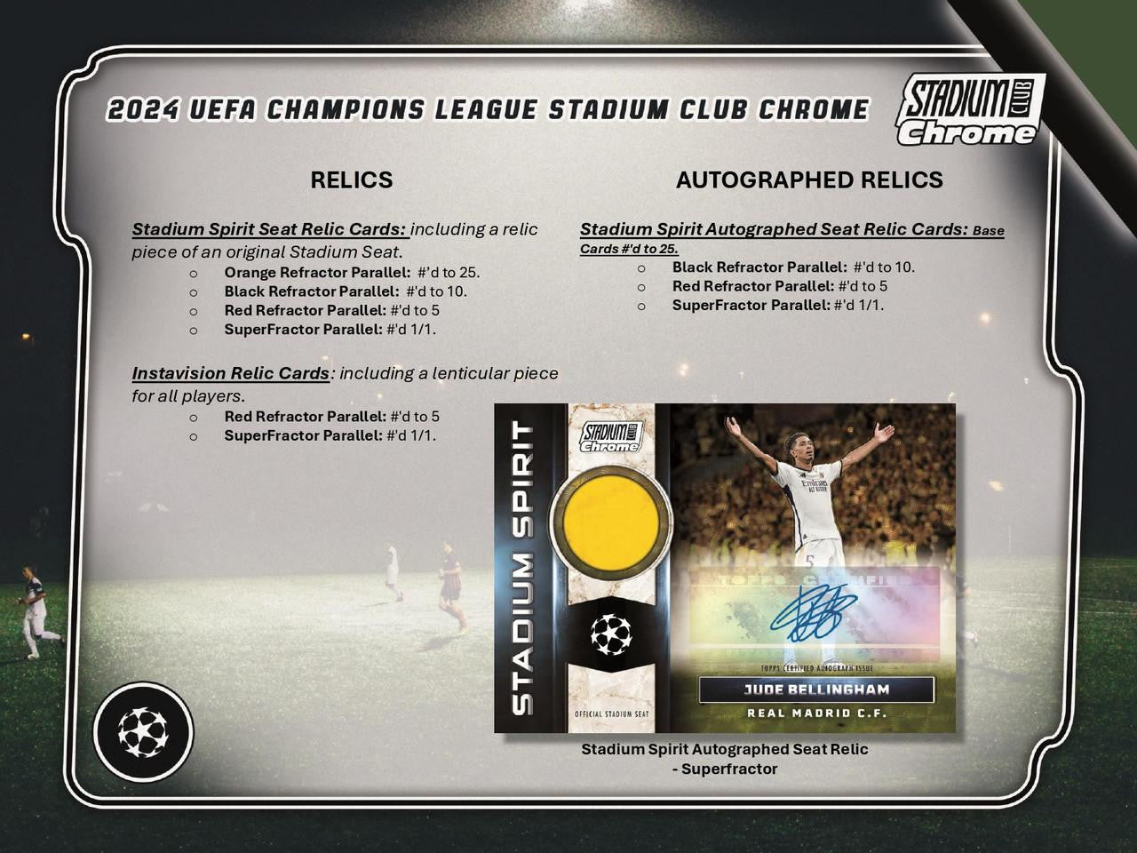 2023/24 Topps Stadium Club Chrome UEFA CC Soccer Hobby Case (12)