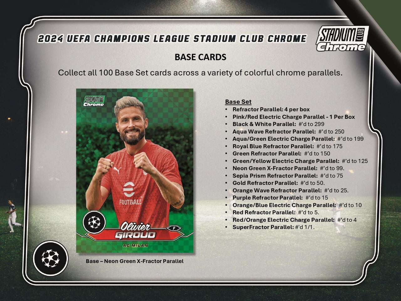 2023/24 Topps Stadium Club Chrome UEFA CC Soccer Hobby Box