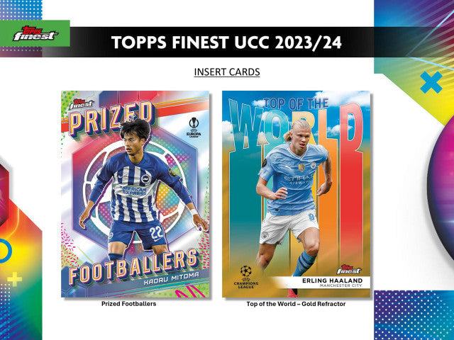 2023/24 Topps Finest UEFA Club Competitions Soccer Hobby Box