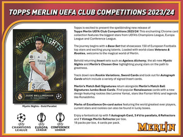2023/24 Topps Chrome Merlin UEFA CC Soccer Hobby Case (12)