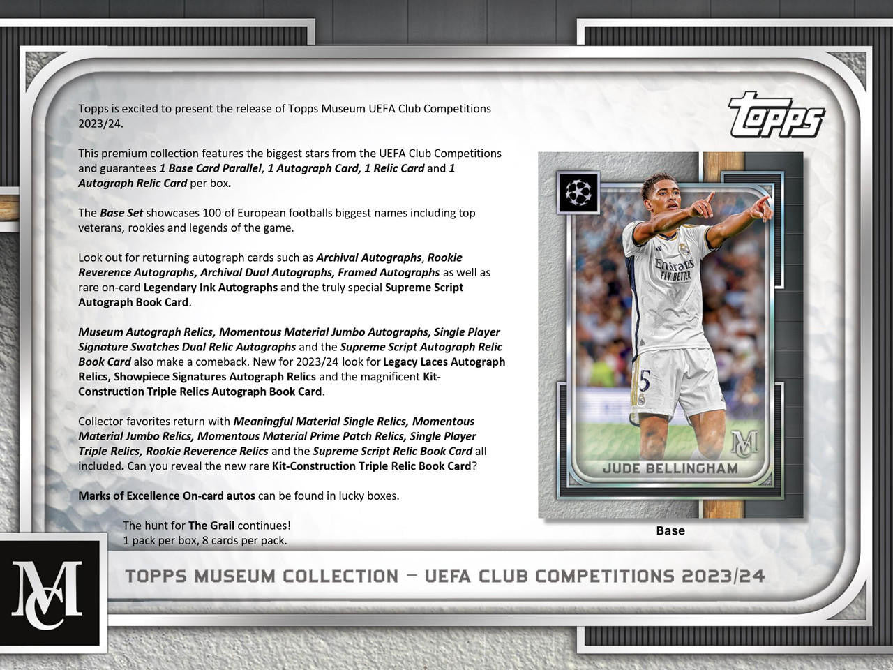 2023/24 Topps Museum Collection UEFA CC Soccer Hobby Case (12)