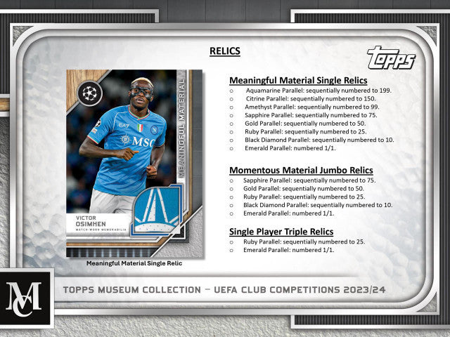 2023/24 Topps Museum Collection UEFA CC Soccer Hobby Case (12)
