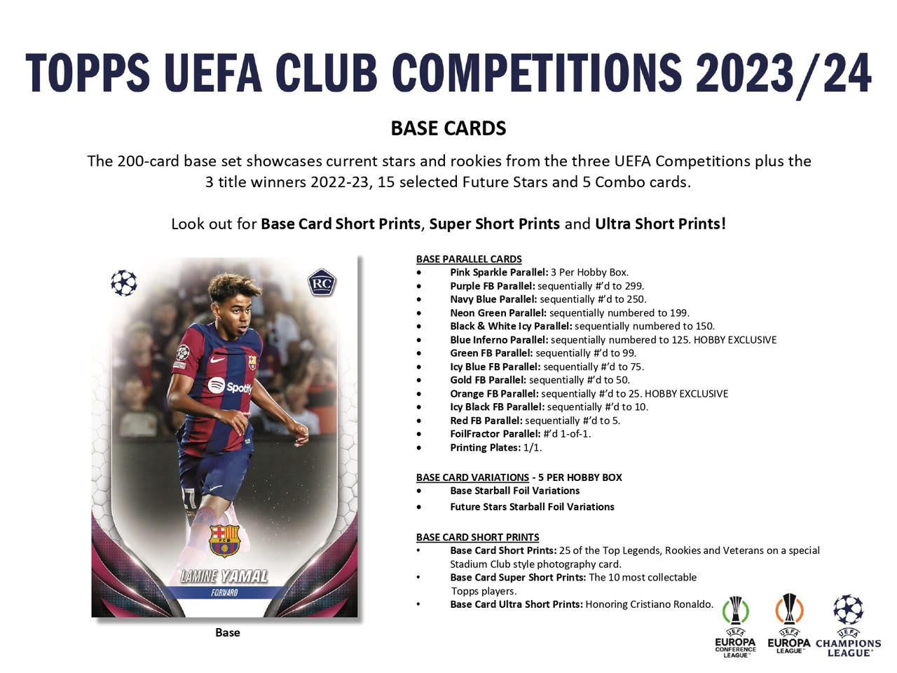 2023/24 Topps UEFA Club Competitions Soccer Hobby Box