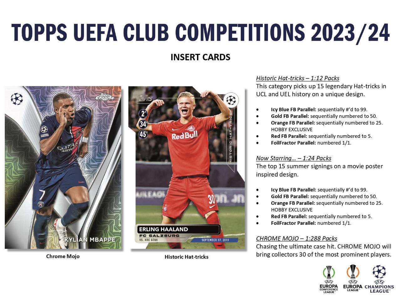 2023/24 Topps UEFA Club Competitions Soccer Hobby Box
