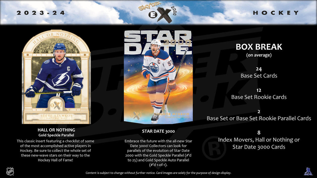 2023/24 Upper Deck Skybox E-X 2000 Hockey Hobby Box