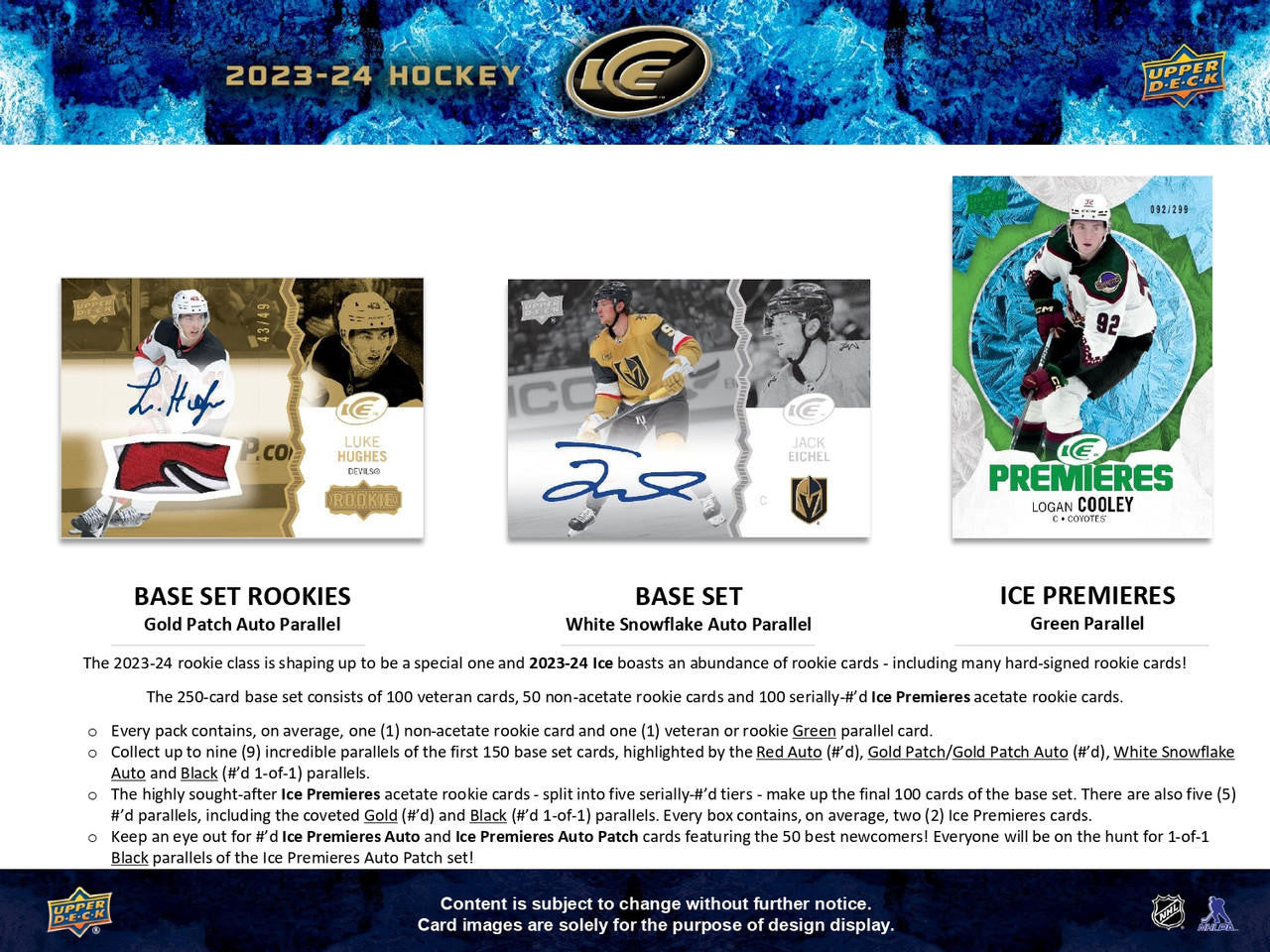 2023/24 Upper Deck Ice Hockey Hobby Case (12)