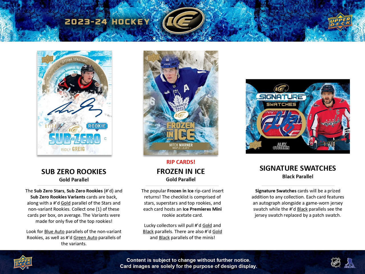 2023/24 Upper Deck Ice Hockey Hobby Case (12)