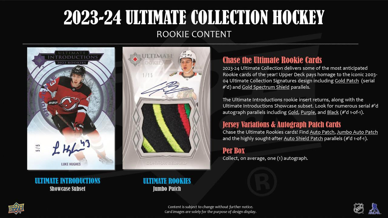 2023/24 Upper Deck Ultimate Collection Hockey Hobby Case (16)