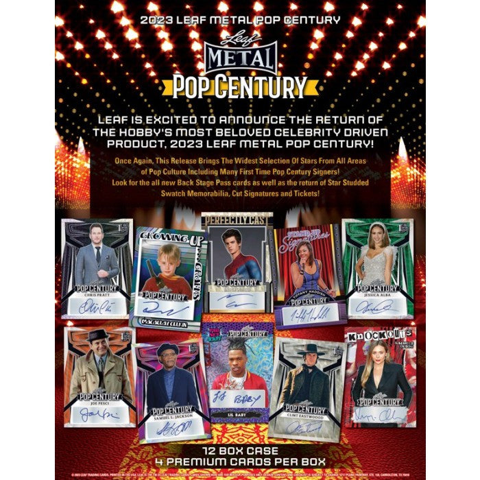 2023 Leaf Metal Pop Century Hobby Case
