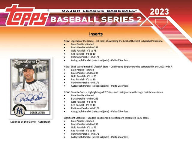 2023 Topps Series 2 Jumbo Baseball Hobby Box