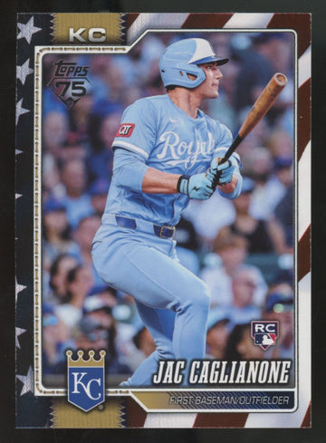 2026 Topps Series One Jac Caglianone RC Independence Day /76 #138 *Read*