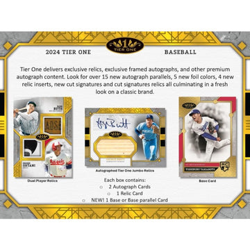 2024 Topps Tier One Baseball Hobby Case (12)