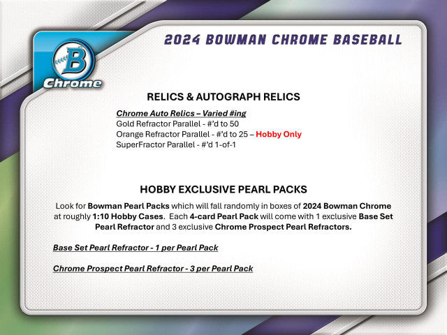 2024 Bowman Chrome Baseball Hobby Case (12)