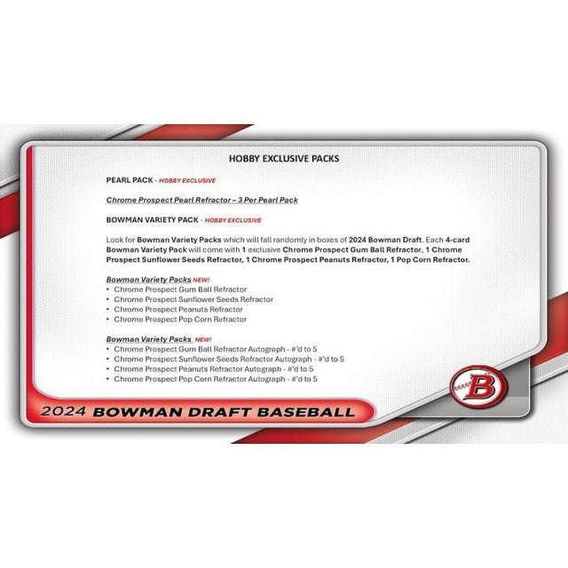 2024 Bowman Draft Baseball Jumbo Hobby Box