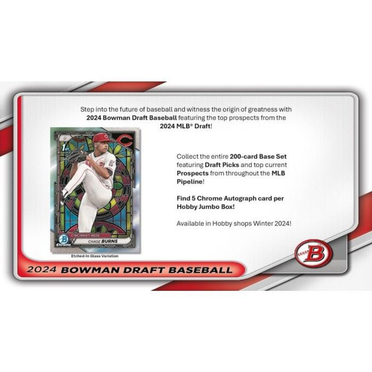 2024 Bowman Draft Baseball Super Jumbo 6 Box Case
