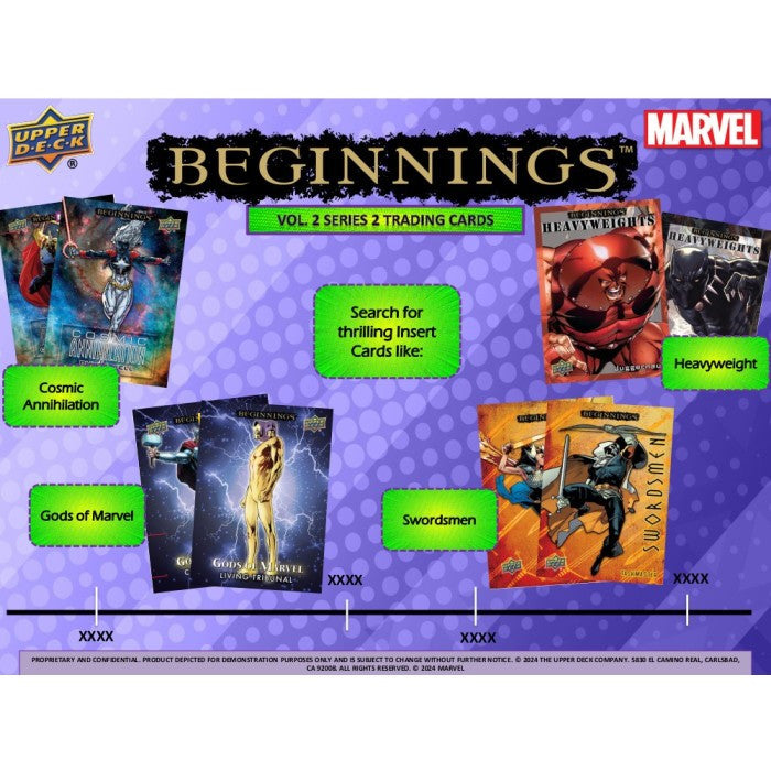 2024 Upper Deck Marvel Beginnings Volume 2 Series 2 Hobby Box