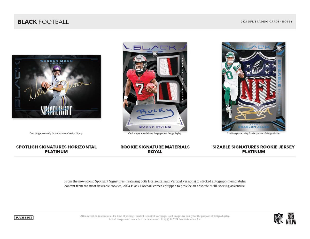 2024 Panini Black Football Hobby Box
