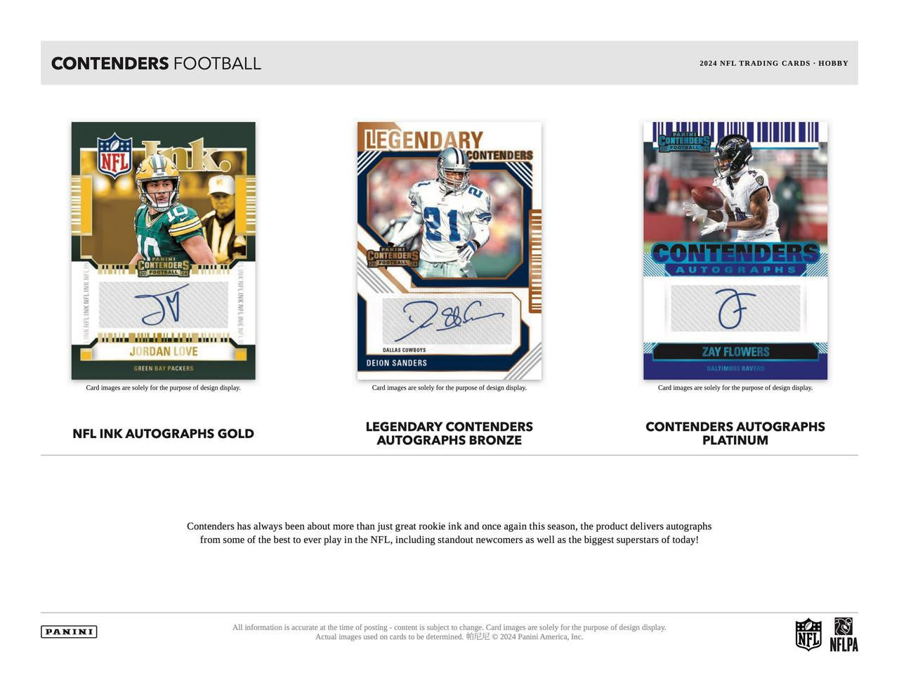 2024 Panini Contenders Football Mega Box SP Images