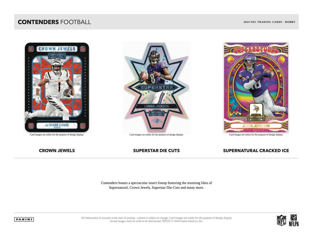 2024 Panini Contenders Football Mega Box SP Images