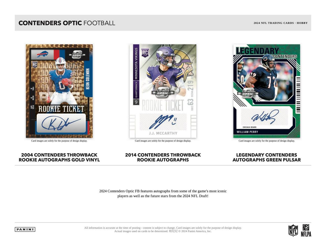 2024 Panini Contenders Optic Football Hobby Box