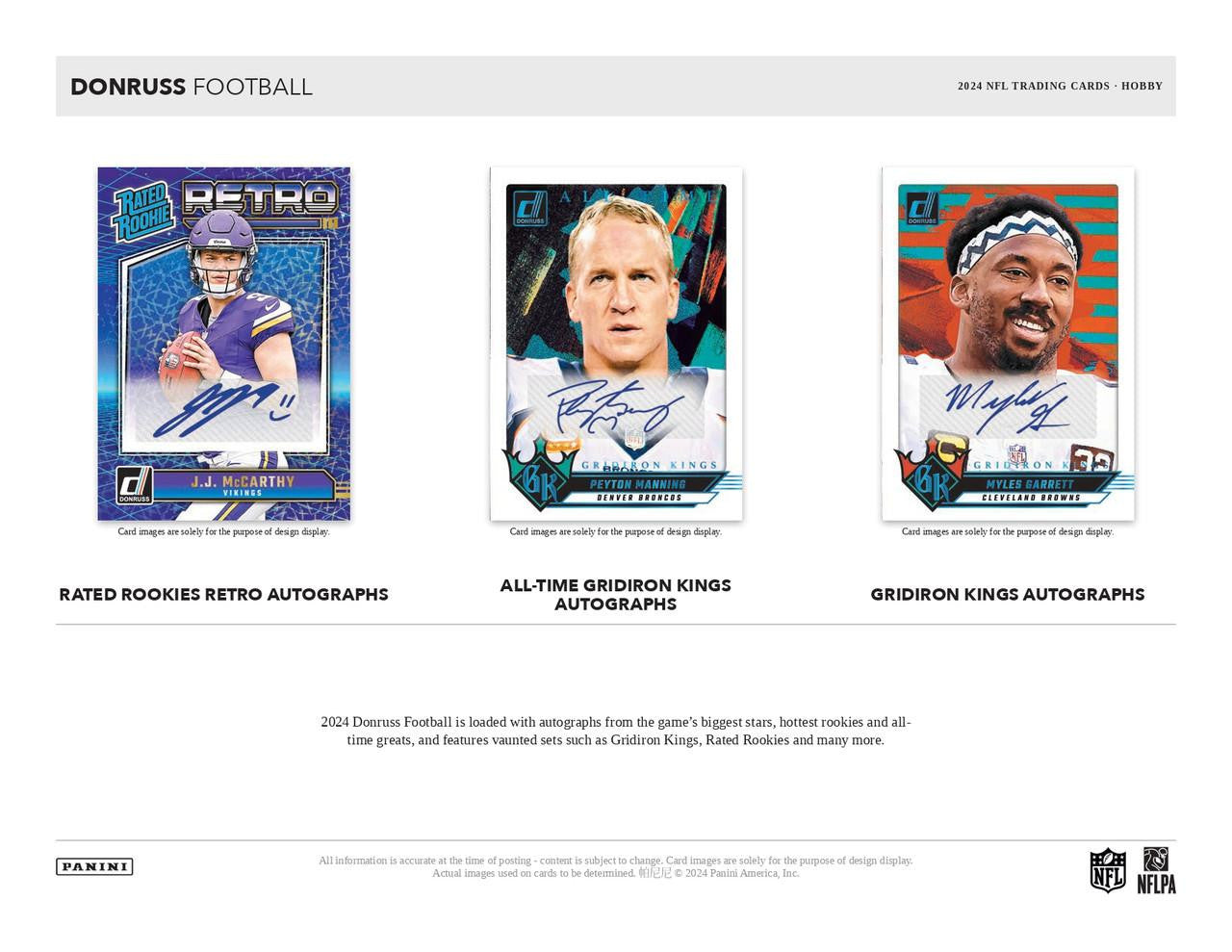 2024 Panini Donruss Football Hobby Box